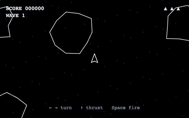 Preview of the Asteroids demo