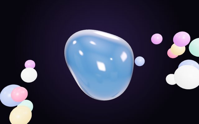 Preview of the Glass blob demo