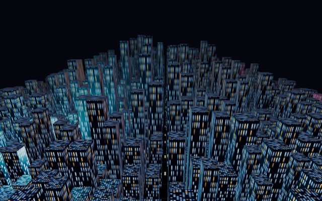 Preview of the Night city demo